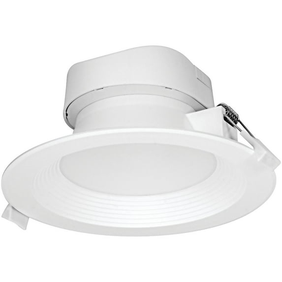 Satco LED Recessed Light Kit - Direct Wired, IC Rated, Dimmable - 5/6 In., White, 3000K