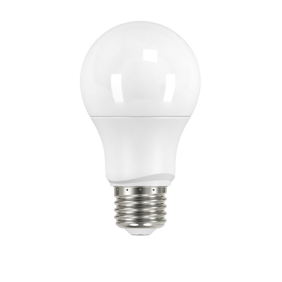Satco S9591 - 6.5 watt; A19 LED; Frosted; 3000K Medium base; 240' beam spread; 120 volts; Non-Dimmable