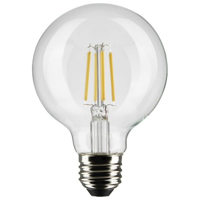 Satco 6 Watt G25 LED - Clear - Medium base - 90 CRI - 4000K - 120 Volt