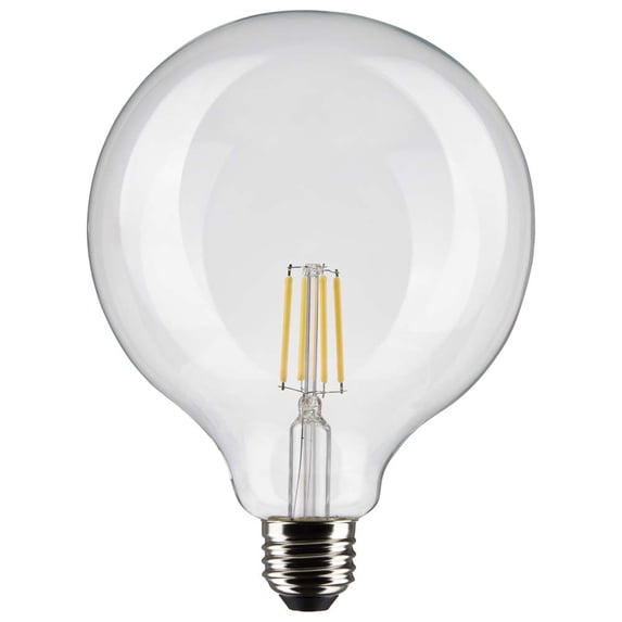 Satco 6w G40 Globe Filament LED 2700K Medium Base Dimmable - 60w equiv