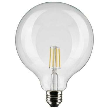 Satco 6 Watt G40 LED - Clear - Medium base - 90 CRI - 4000K - 120 Volt