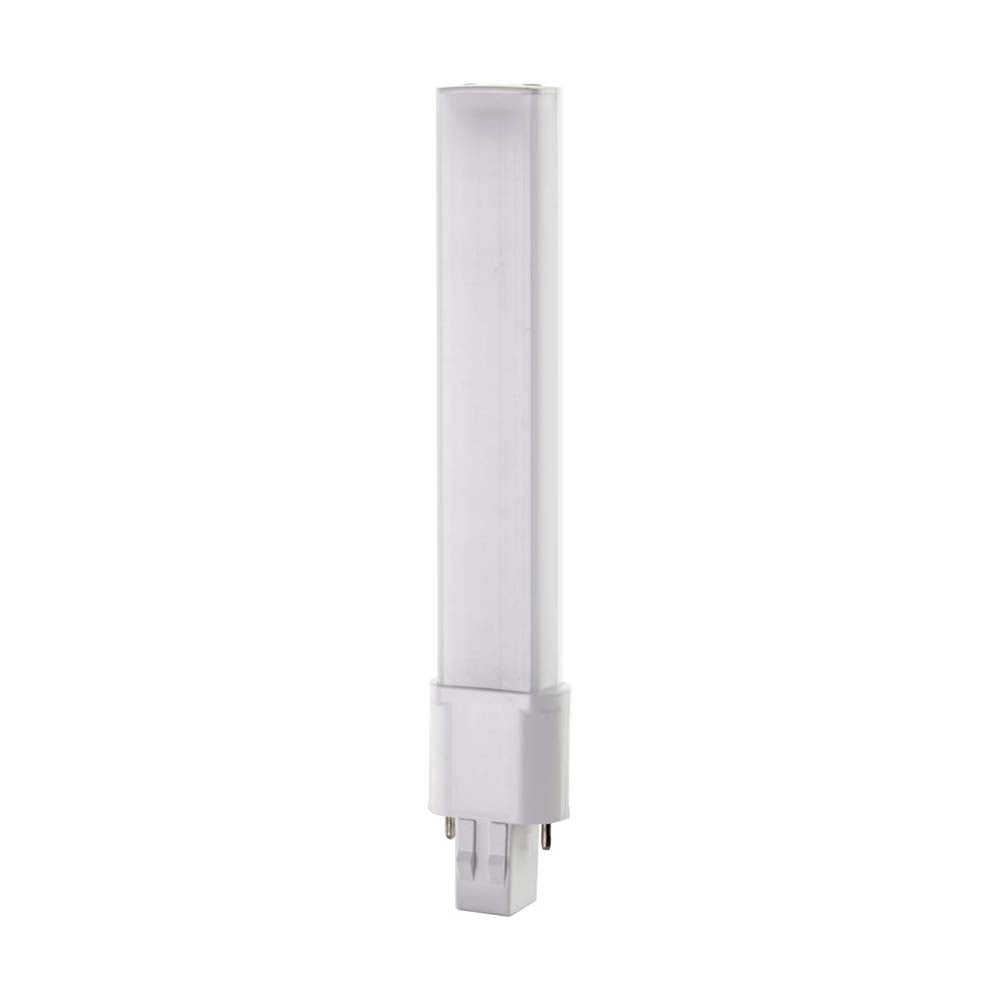Satco 6w LED PL 2-PIN GX23 Base 3500k 600LM 120-277v - Ballast Bypass ...
