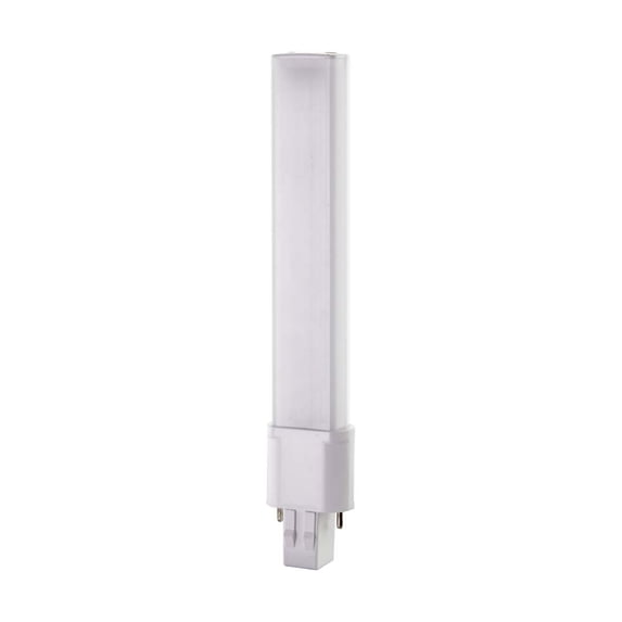 Satco 6w LED PL GX23 Base 5000K 600LM 360 deg. 120-277V Ballast Bypass