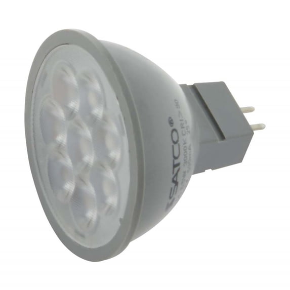Satco 6w LED MR16 Expanded Line 5000K 40 Degrees Beam GU5.3 Base 24v - 50w-equiv