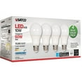 thumbnail image 1 of Satco 10W A19 LED 5000K Light Bulbs 10 W - 60 W Incandescent Equivalent Wattage - 120 V AC - 800 lm - A19 Size - Frosted White - Natural Light Light Color - E26 Base - 15000 Hour - 8540.3&deg;F (4726., 1 of 3