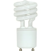 Satco 60W Equivalent Neutral White GU24 Base T2 Spiral CFL Light Bulb S8226