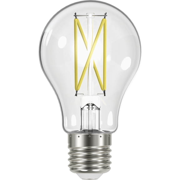 Open Box Satco 60W Equivalent Warm White A19 Medium Dimmable Traditional LED Light Bulb
