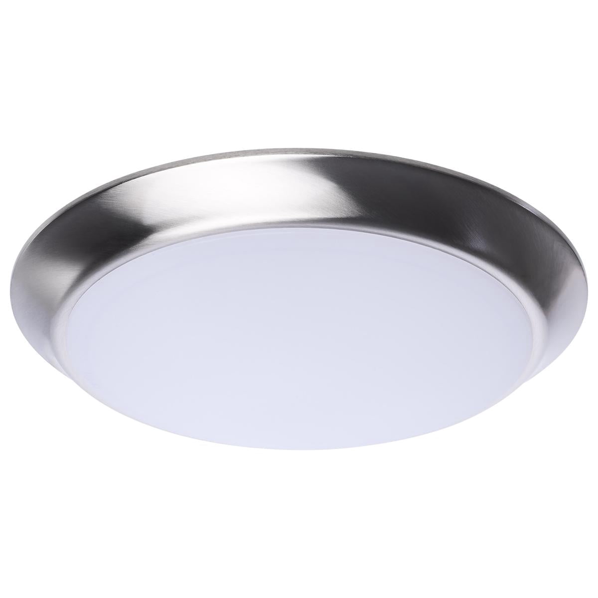 Nuvo Lighting 62/1812R1 9" Wide Led Flush Mount Bowl Ceiling Fixture - Nickel