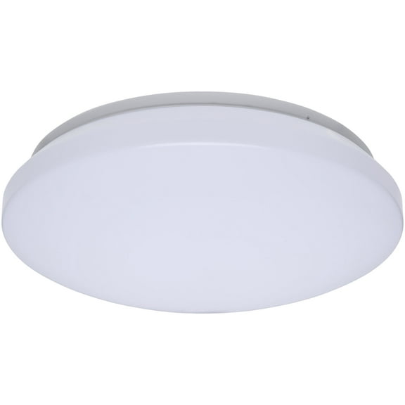 Satco 62-1851 LED Cloud Fixture With Sensor 11" 11.5W 120V CCT Select Round White (1 Pack)