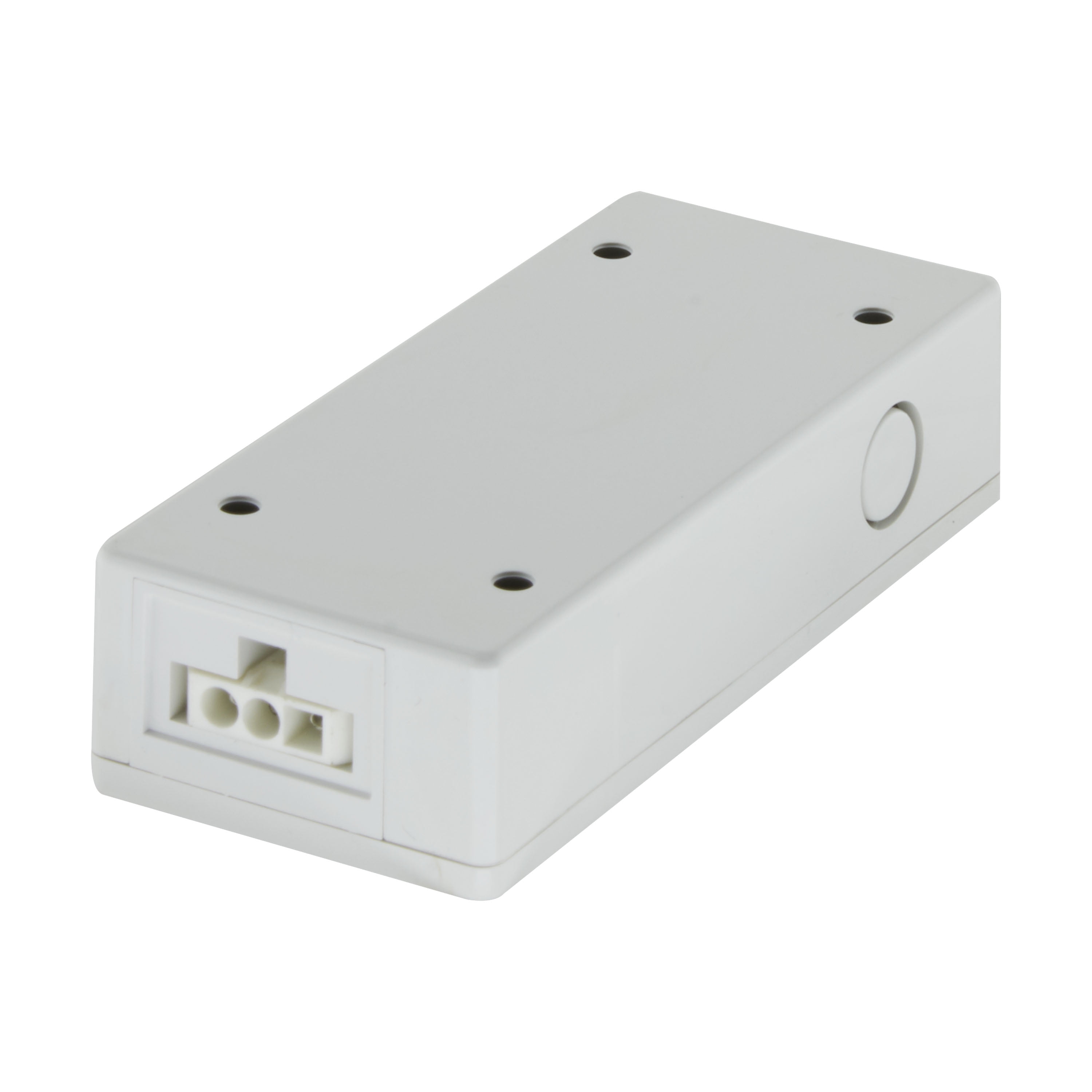 White Plastic Under Cabinet LED Junction Box