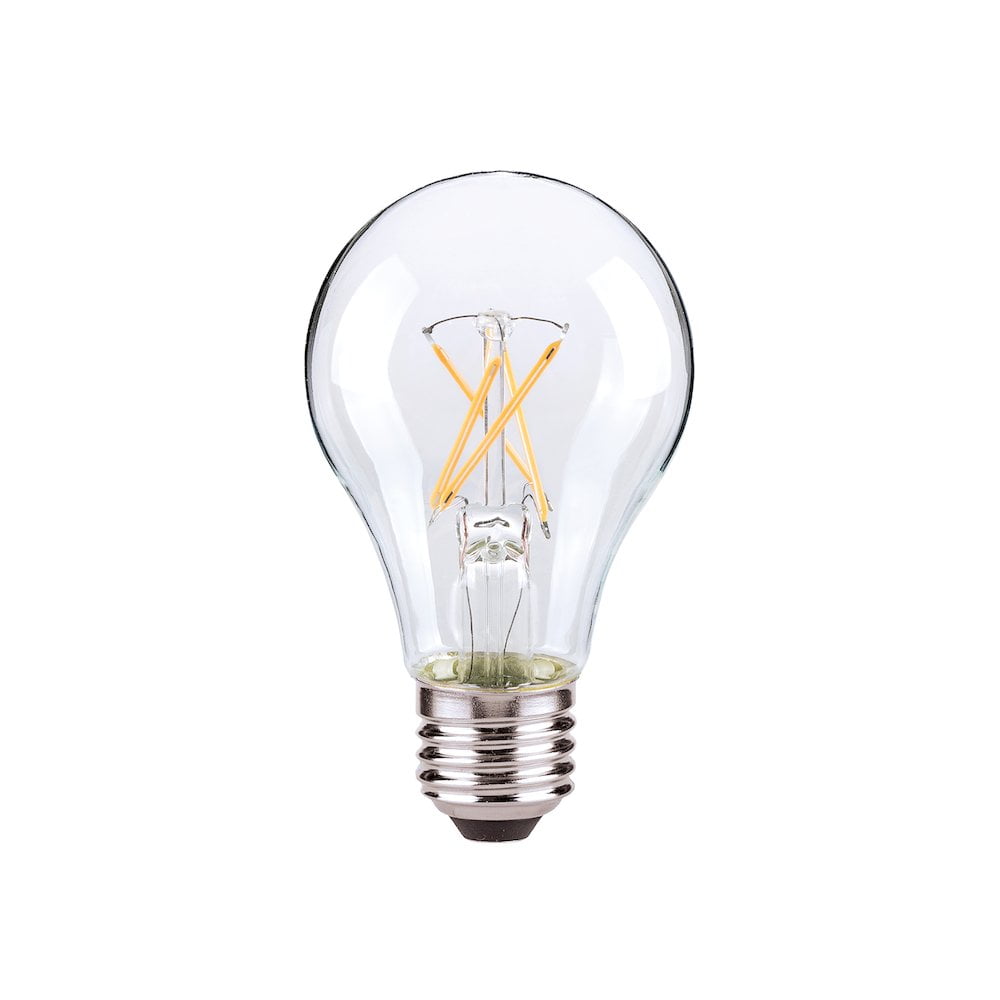 Clear Dimmable A19 LED Bulb with Screw-in Base