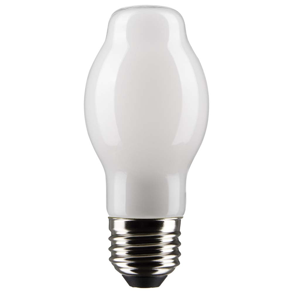 Satco 8w BT15 LED 2700K Medium Base White Dimmable - 60w equiv