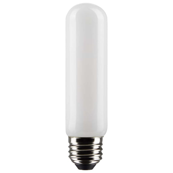 Satco 8w T10 LED 2700K Medium Base Frosted Dimmable - 60w equiv