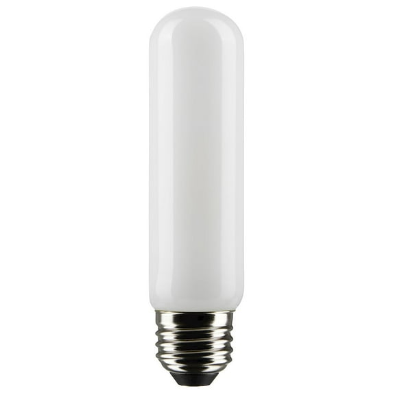 Satco 8 Watt T10 LED - Frost - Medium base - 90 CRI - 2700K - 120 Volt