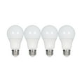 thumbnail image 1 of Satco 9.5W 120V 60W Equivalent Warm White 2700K A19 Medium Base E26 LED Light Bulbs Frosted (4-Pack) S39596, 1 of 11