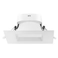 thumbnail image 1 of Satco Lighting S11705 Led Canless Recessed Fixture 6" Open Recessed Trim - White, 1 of 3