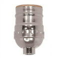 thumbnail image 1 of Satco Aluminum Short Keyless Socket Nickel, 1 of 1