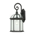 thumbnail image 1 of Satco Boxwood Textured Black Traditional Outdoor w/ 1 Light 100W, 1 of 8