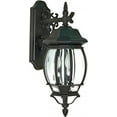 thumbnail image 1 of Satco Central Park Textured Black Transitional Outdoor w/ 3 Light 60W, 1 of 36