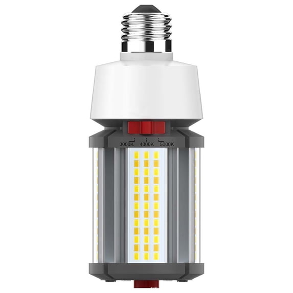 Satco LED HID Replacement 18/16/12 Wattage & CCT Selectable Medium Base 100-277V