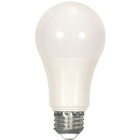 Satco Led Lamp A19, 9.6 Watts, 2700K, 80 Cri, E26 Base, 120 Volts, Non-Dimmable, 6 Per Box