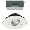 thumbnail image 1 of Satco Lighting S11618R1 Colorquick Led Canless Recessed Fixture - White, 1 of 7