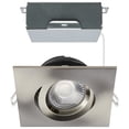 thumbnail image 1 of Satco Lighting S11621r1 Colorquick Led Canless Recessed Fixture - Nickel, 1 of 7