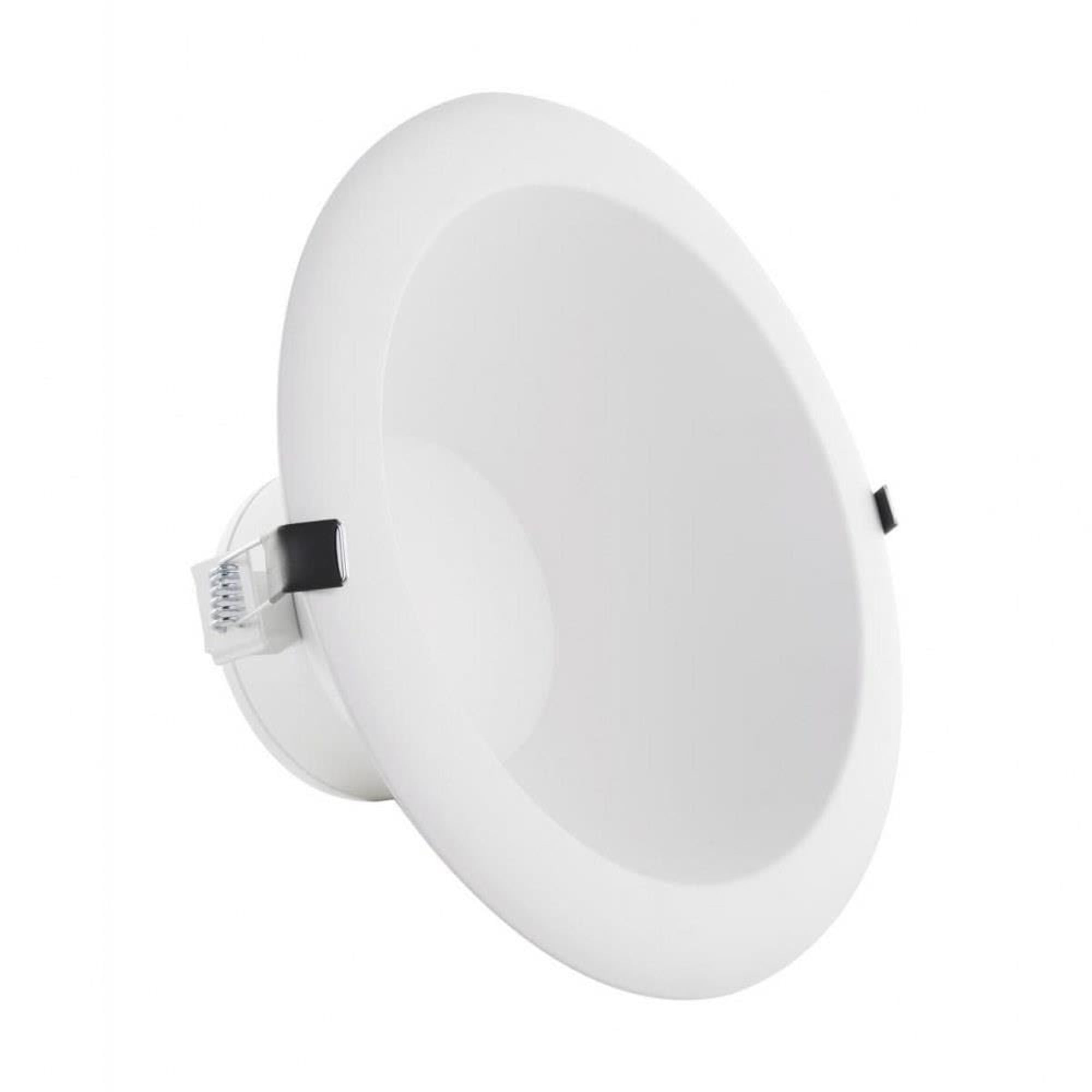 Modern White Aluminum 6-Inch LED Downlight, Energy Star Certified