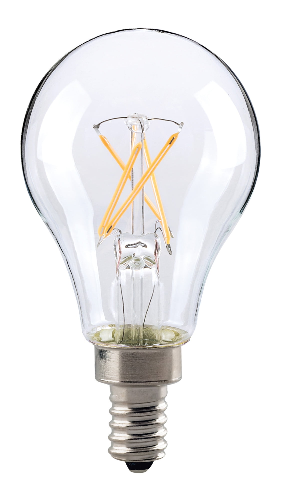 Satco Lighting S21710 Pack Of 2 5.5 Watt Vintage Edison A15 Candelabra E12 Led Bulbs