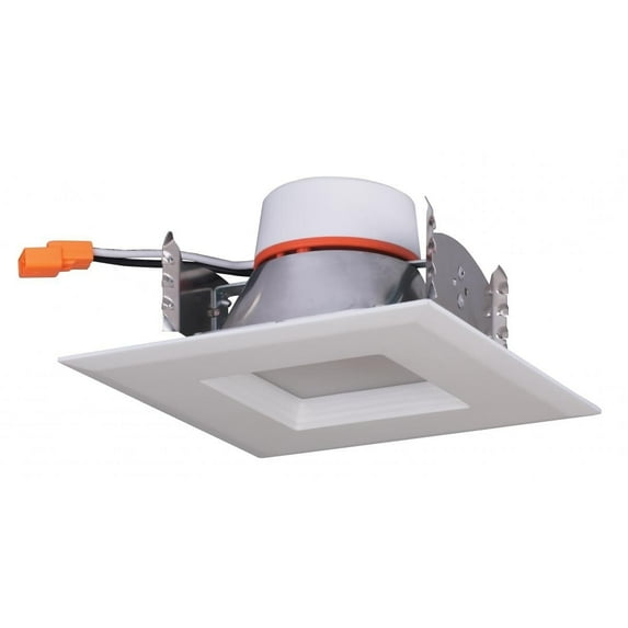 Satco Lighting S39759 Led Integrated Recessed Fixture 4" Square Recessed Trim - White