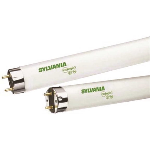 Satco Lighting S6536 Frosted Single 32 Watt T8 Bi Pin Fluorescent Bulb