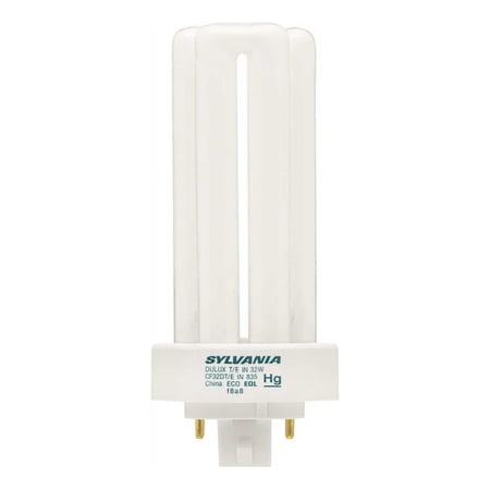 Sylvania 20885 32-Watt Equivalent T4PL 4-Pin Triple Tube Dimmable CFL Light Bulb Bright White (1-Bulb)