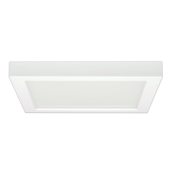 Satco Lighting S9687 9" Wide Integrated Led Flush Mount Square Ceiling Fixture - White