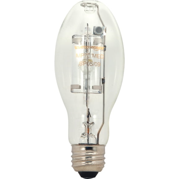 Satco Metal Halide Light Bulb ED17 Medium Base S5858 - 100W 4000K 9500lm - 12 Pack