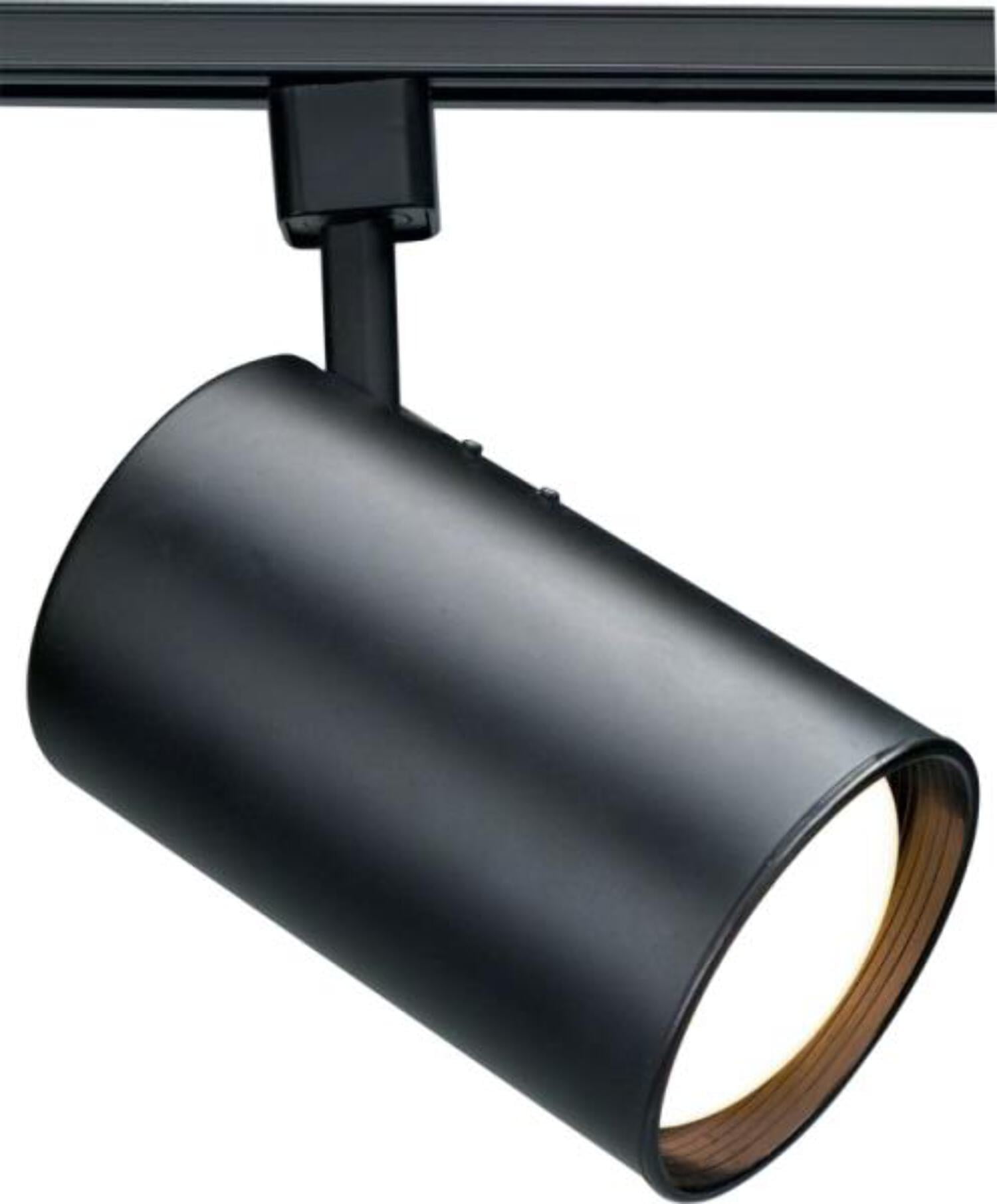 Black Adjustable Straight Cylinder Track Head Light