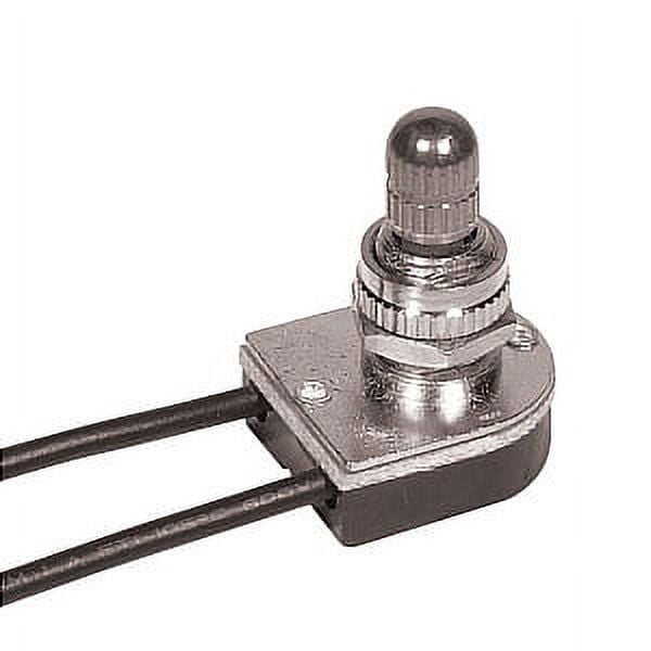 Satco On-Off Metal Rotary Switch Metal Bushing Single Circuit Rated 6A ...