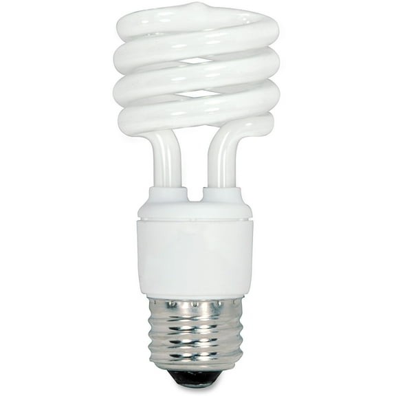 Satco Products, Inc.  CFL Bulb T2, 13W, 900 Lumens, 4/BX, White