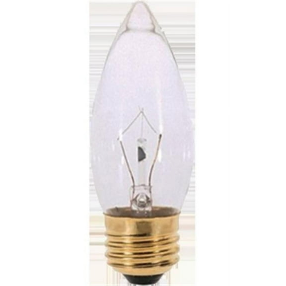 Satco Products S3731 25W Torpedo Decorative Light Bulb Clear