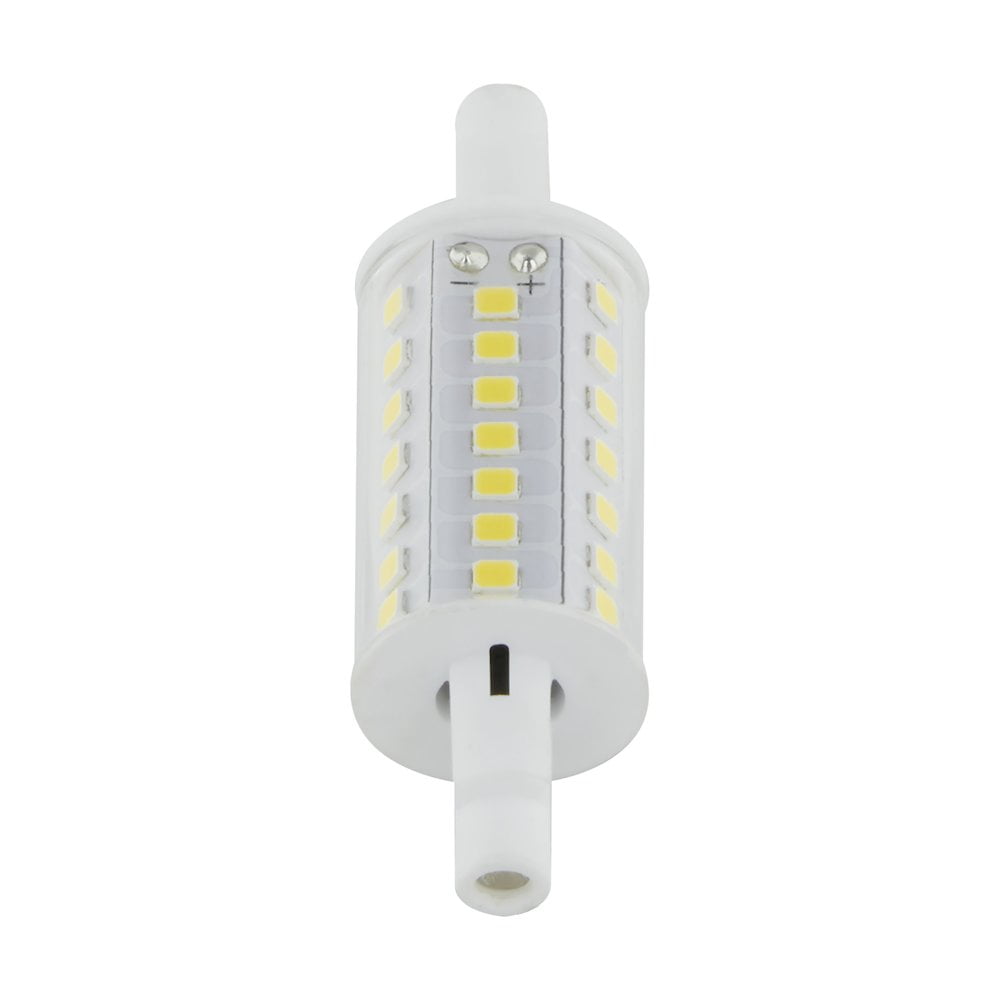 6W LED T3 78mm R7S Base 4000K 200 Beam Angle Double Ended Bulb 120v ...