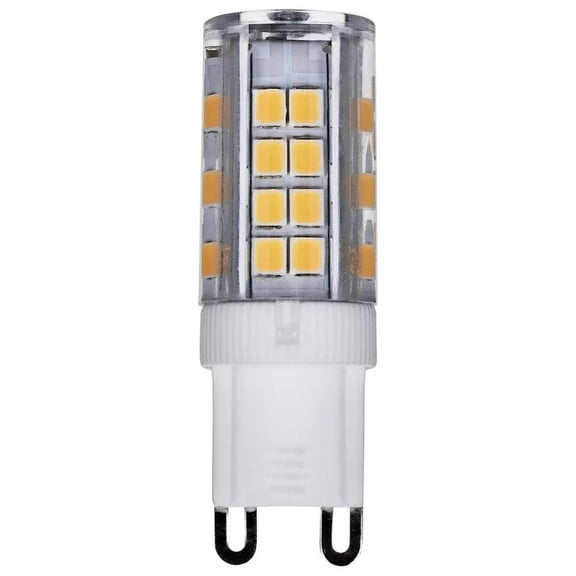 Satco S11231 T4 JCD LED Light Bulbs 3.5W 120V G9 Double Loop Base 4000K (20 Pack)