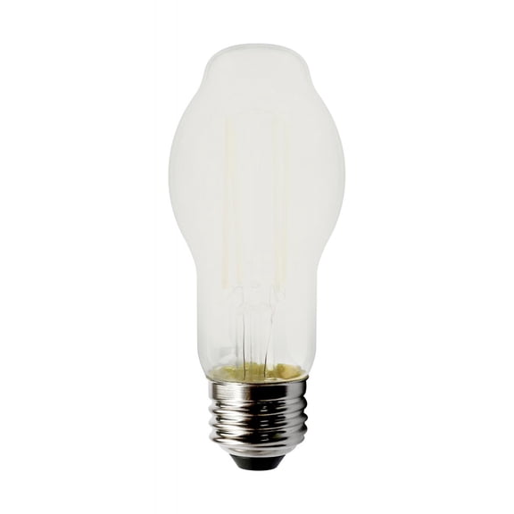 (6-Pack) Satco S11379 8W BT15 LED Decorative Bulb, 60W Equivalent, 800 Lumens, 2700K Soft White, Frosted Finish, Dimmable, E26 Base