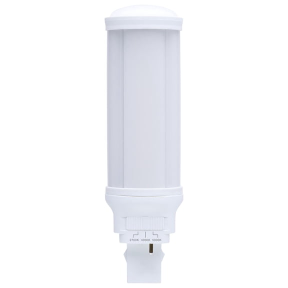 Satco S11546 LED PL Light Bulb 18W 120-277V CCT Select 2700k/4000K/5000K 1800 Lumen GX32d-3 Base Type B Ballast Bypass  (10 Pack)