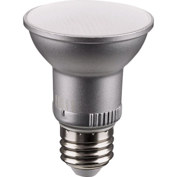 Satco S11581 5.5 Watt PAR20 LED; Medium Base; Silver Finish; CCT Selectable; 120 Volt; 40 Degree Beam Angle