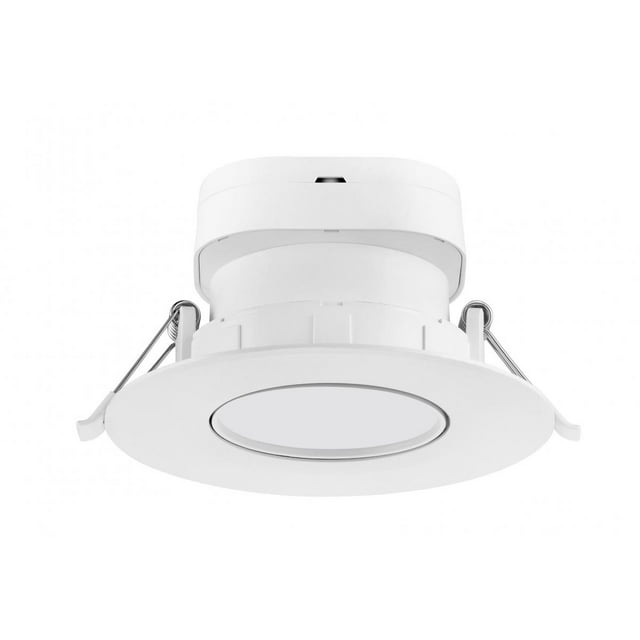 Satco S11709 7 watt LED Direct Wire Downlight; Gimbaled; 4 inch; 3000K; 120 volt; Dimmable