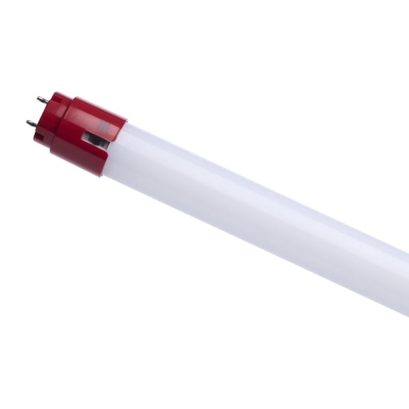 Satco S11732 15 Watt 4-Foot T8 LED Tube CCT Selectable 3500K 4000K 5000K Type B Ballast Bypass Medium Bi-Pin G13 Base 120–277V Frost Finish Emergency Backup (12 Pack)