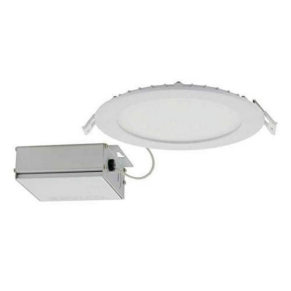 Satco S11827 12 Watt; LED Direct Wire Downlight; Edge-lit; 6 inch; CCT Selectable; 120 Volt; 12-Pack California Compliant