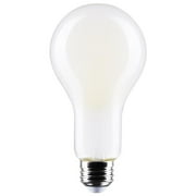 Satco S12451 LED High-Lumen A23 Filament Bulb, 200W Replacement, White, 21 Watts