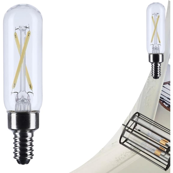 Satco S12519 LED T6 Light Bulb 2.8W 120V 5000K 200 Lumen E12 Candelabra Base Dimmable Wet Location (1 Pack)