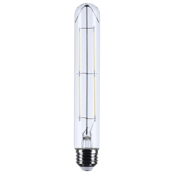 Satco S12532 T9 LED Light Bulb 8W 120V 4000K 800 Lumen E26 Medium Base 92 CRI Dimmable Wet Rated IP65 Enclosed Fixture Rated (6 Pack)