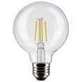 thumbnail image 1 of 6 Watt G25 LED - Clear - Medium base - 90 CRI - 2700K - 120 Volt -  6 Pack, 1 of 10